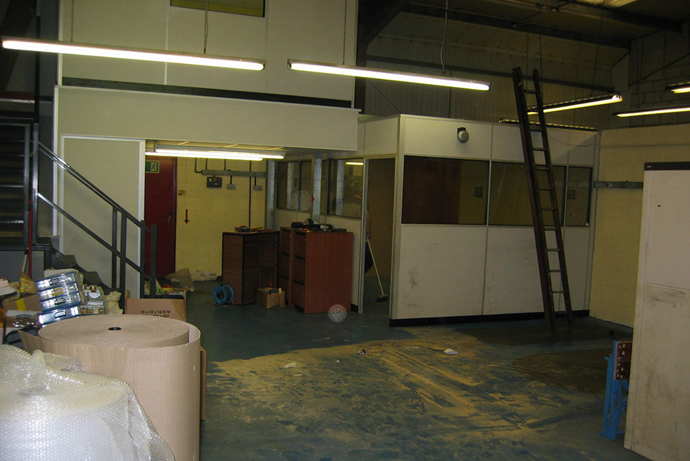 Unit 14, just after we moved in, 2003