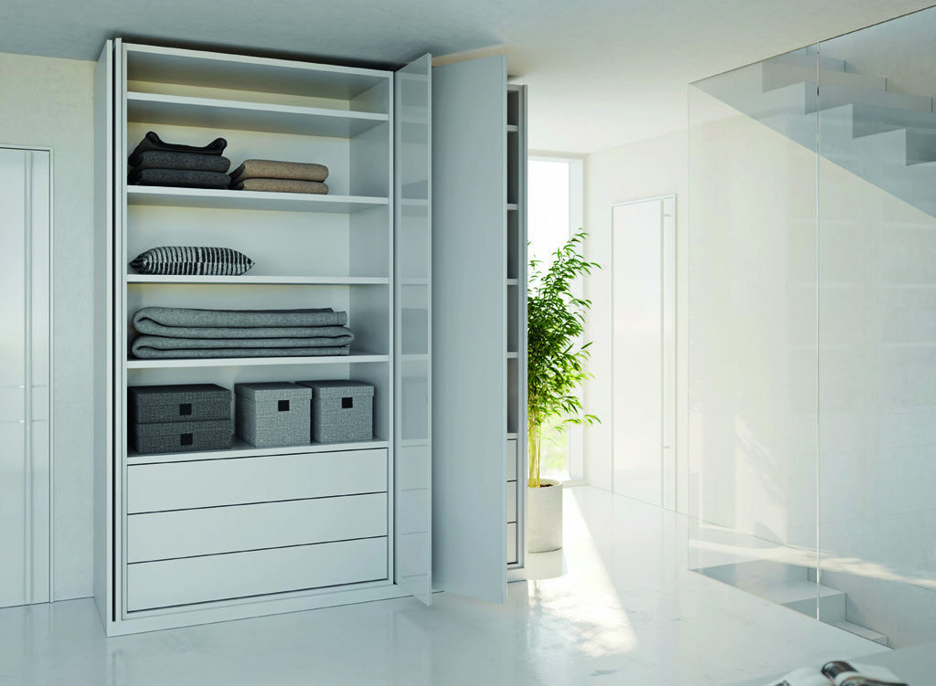 Exedra Gravity OUT Push-To-Open Pocket Door System