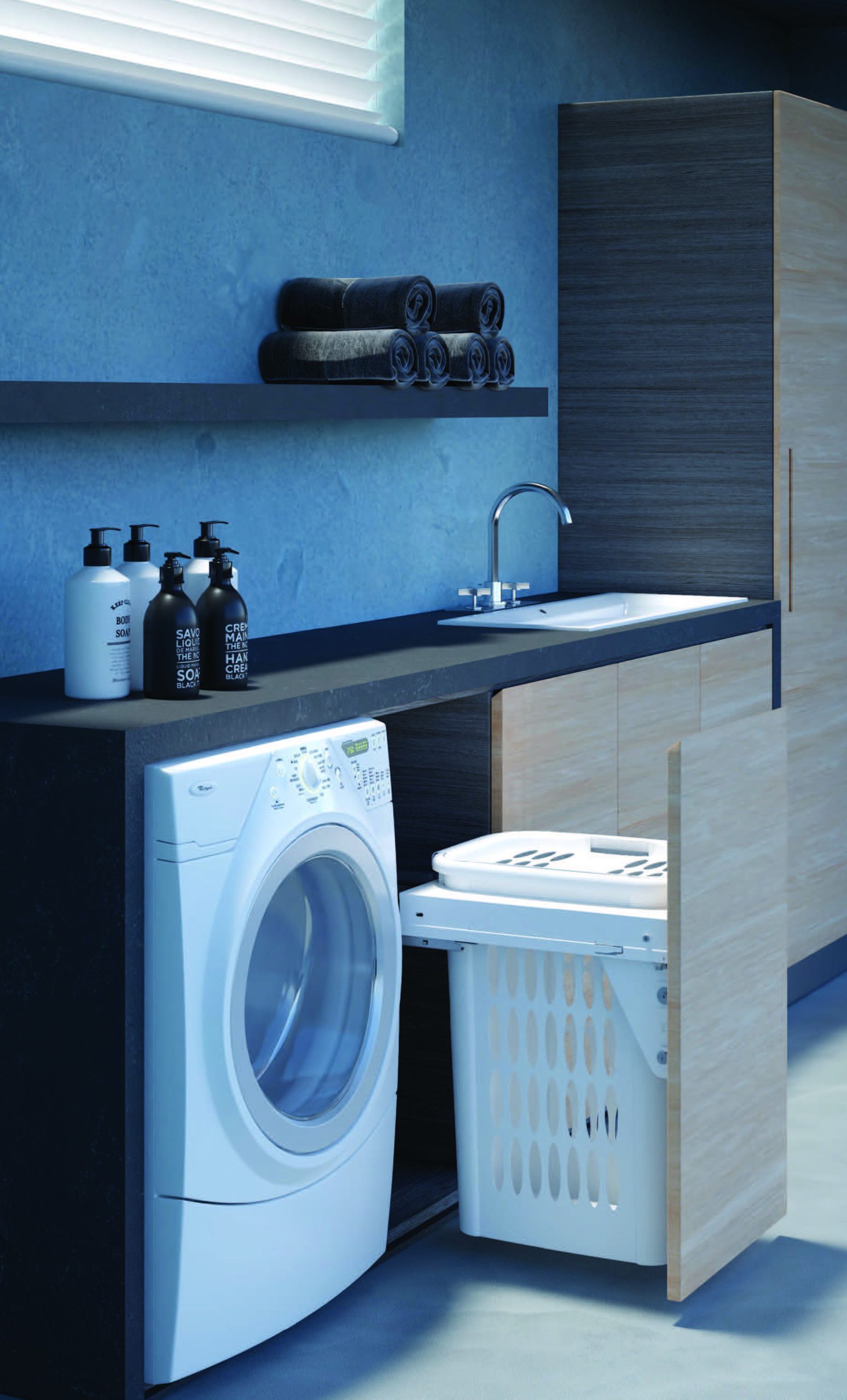 Inter-Bin Laundry Basket