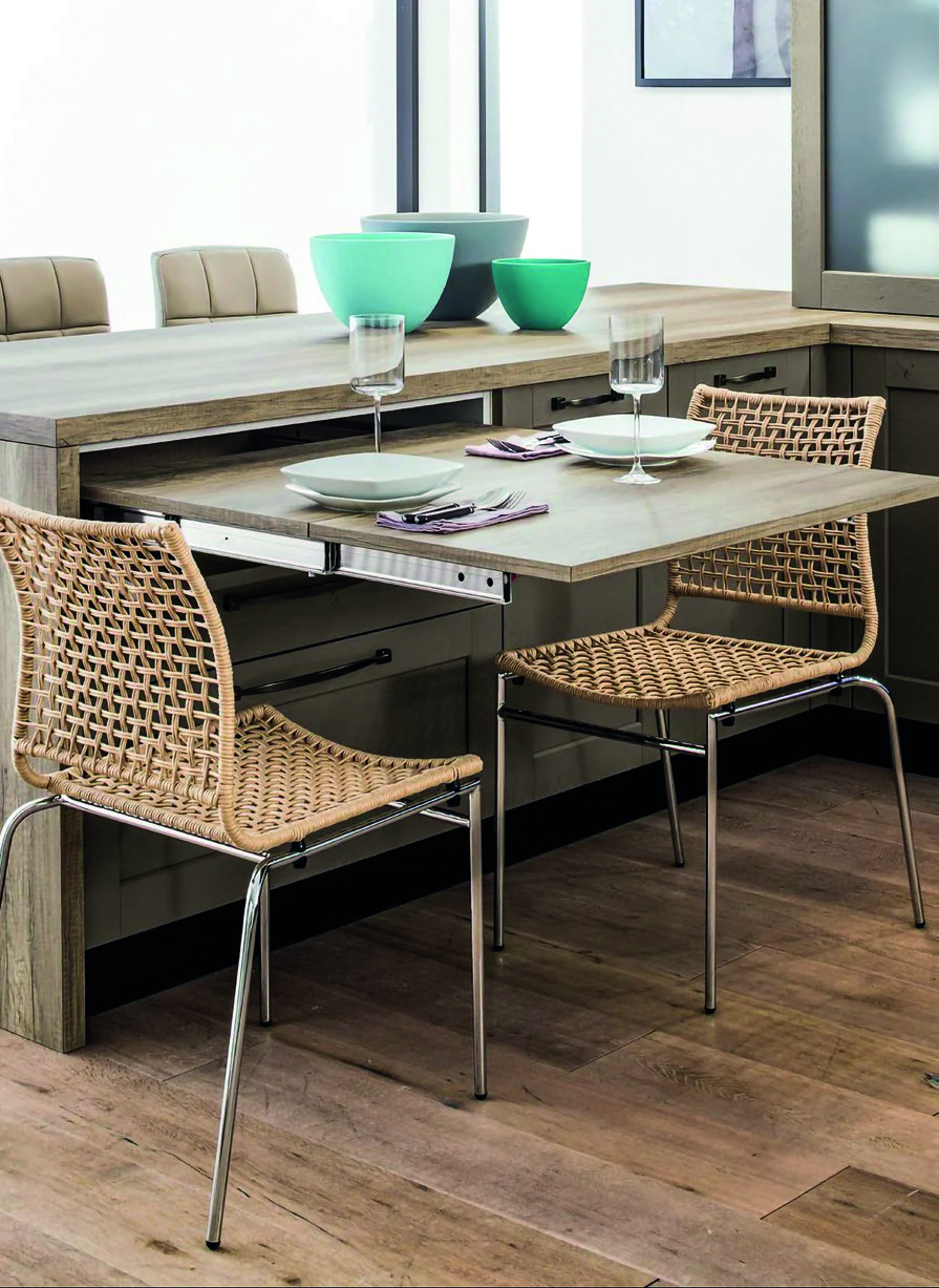 Lunch Pull-Out Table