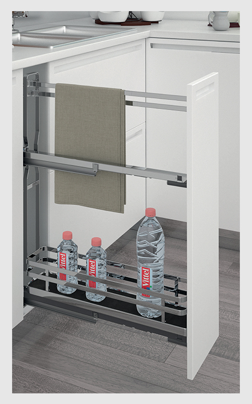Sige Mercury 150mm Towel Rail Pull-Out