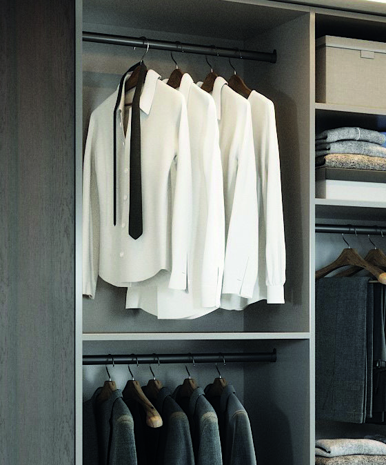 Oval Wardrobe Hanging Rail