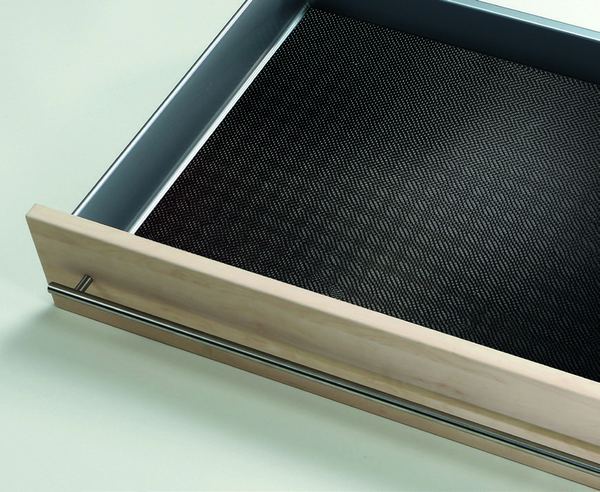 Black Drawer Mat