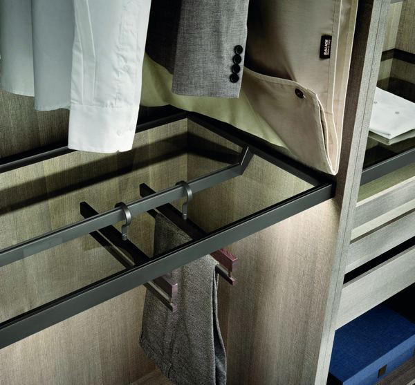 Salice Hanging Rail For Fixed Shelf